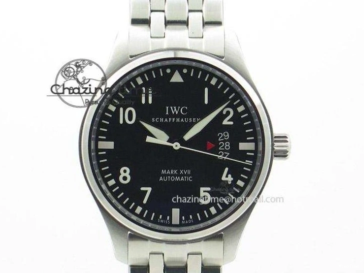 MIROTIME 0116 Breathable Da Vinci IW393402 SS ZF 1:1 Best Edition Blue Dial On Black Leather Strap A 7211